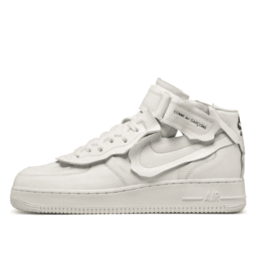 Nike Air Force 1 Mid Comme des Garçons White (DC3601-100)