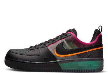 Nike Air Force 1 React Black Neon (DH7615-001)