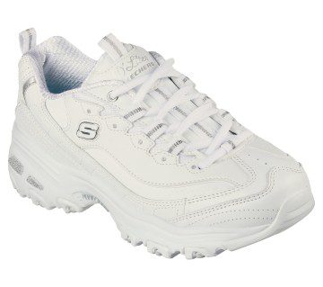 Skechers D’lites – Fresh Start – Wit / Zilver (11931-WSL)