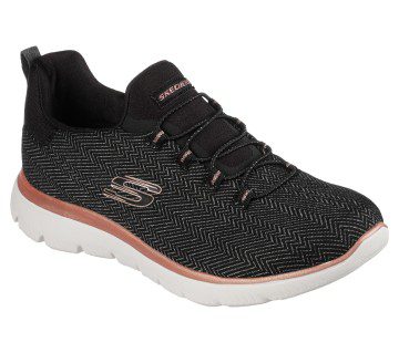 Skechers Summits – Dazzling Me – Zwart / Roos Goud (149528-BKRG)