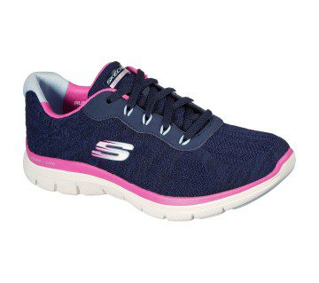 Skechers Flex Appeal 4.0 – Fresh Move – Marine / Purper (149570-NVPR)