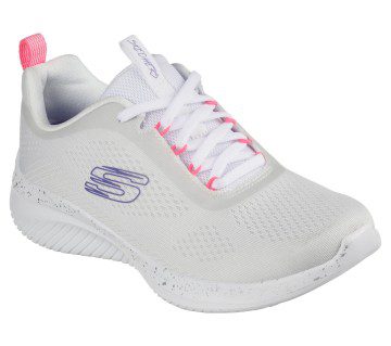 Skechers Ultra Flex 3.0 – New Horizons – Wit / Neon Roze (149851-WNPK)