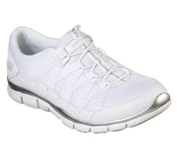 Skechers Gratis – Strolling – Wit / Zilver (22823-WSL)