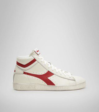 Diadora Game L High Waxed White / Red Pepper (501.178300_C5147)