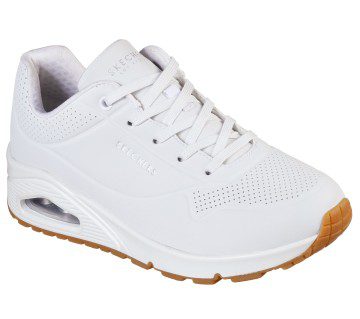 Skechers Uno – Stand on Air – Wit (73690-WHT)