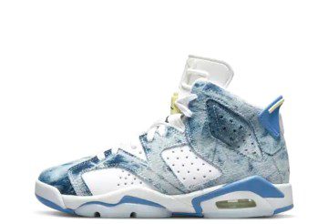 Air Jordan 6 (GS) Wash Denim (DM9045-100)
