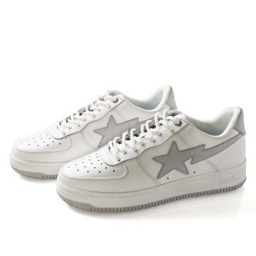 BAPE x JJJJound Sta White Light Grey (1H73191921)