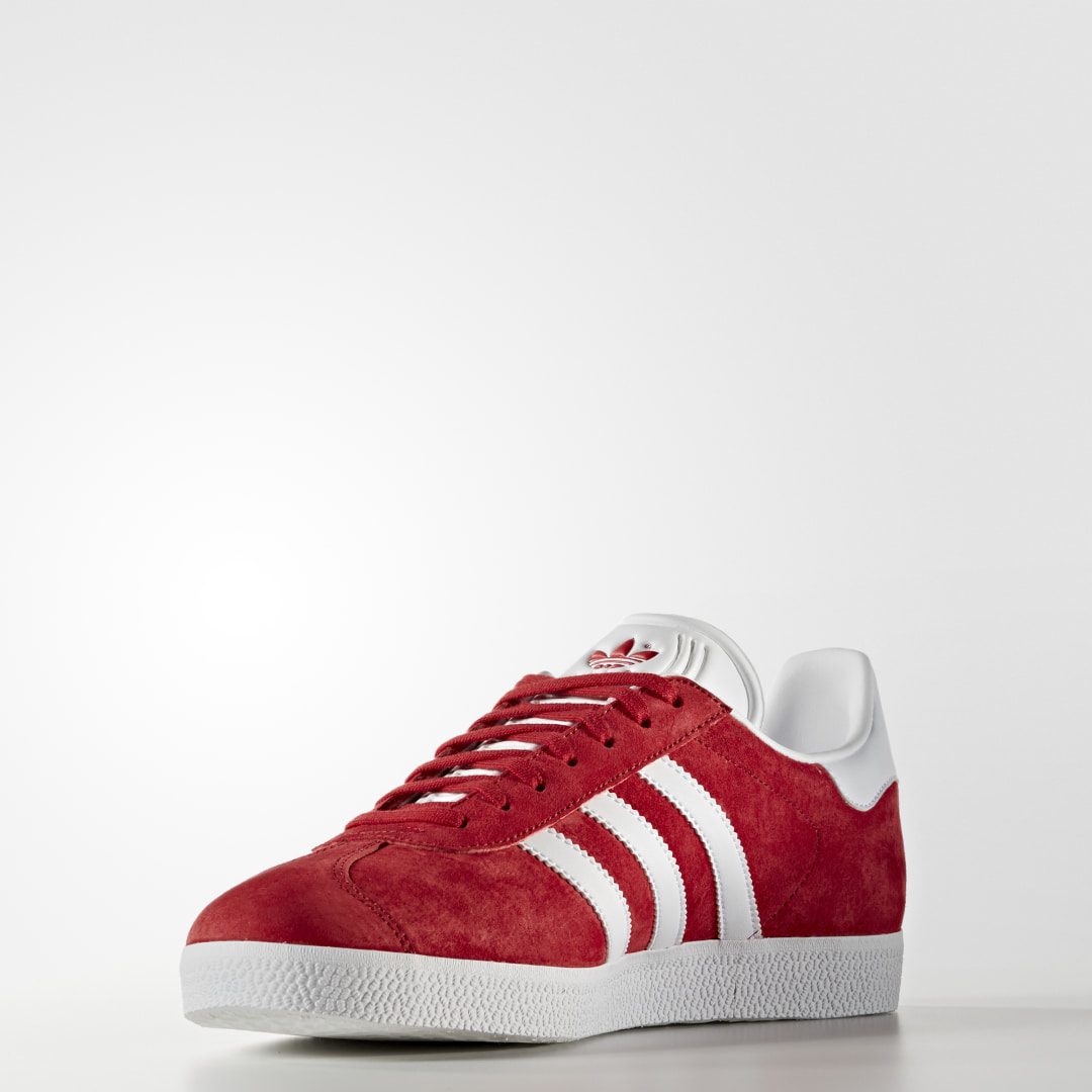 adidas Gazelle Power Red / White / Gold Metallic (BB5486)