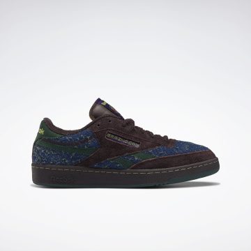 Reebok Braindead Club C Revenge Schoenen Purple Abyss / Dark Forest / Batik Blue
