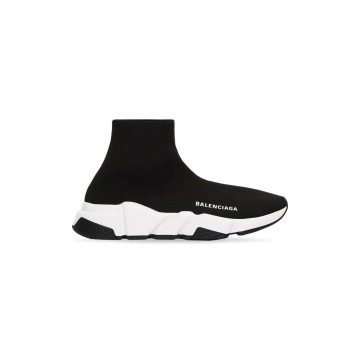 Balenciaga Speed Recycled Knit Trainers Black / White (645056W2DBQ1015)