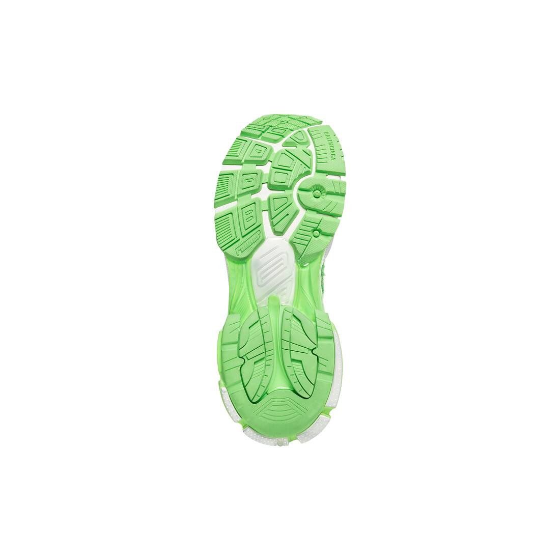 Balenciaga Runner Trainers Fluo Green (677403W3RBM3590)
