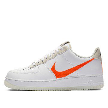 Nike Air Force 1 07 LV8 Orange Swoosh (CD0888-100)