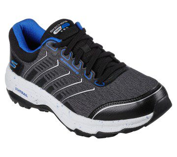 Skechers GO RUN Trail Altitude – Peak Summit – Zwart / Blauw (128204-BKBL)
