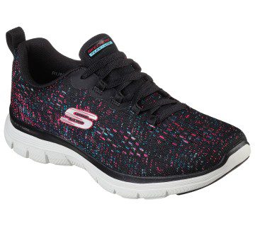 Skechers Flex Appeal 4.0 – Vivid Spirit – Blk / Blu / Pnk (149301-BBLP)