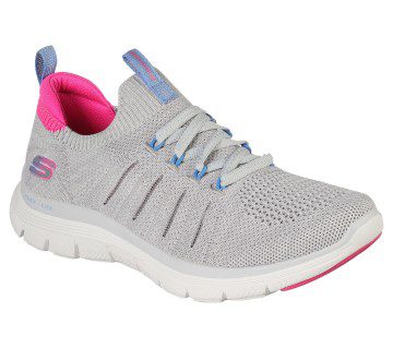 Skechers Flex Appeal 4.0 – Simple Joy – Grijs / Roze (149306-GYPK)
