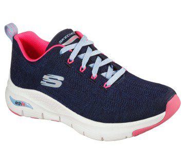 Skechers Skechers Arch Fit – Comfy Wave – Marine / Heet Roze (149414-NVHP)
