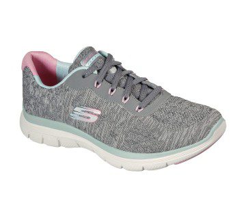 Skechers Flex Appeal 4.0 – Fresh Move – Grijs / Multi (149570-GYMN)