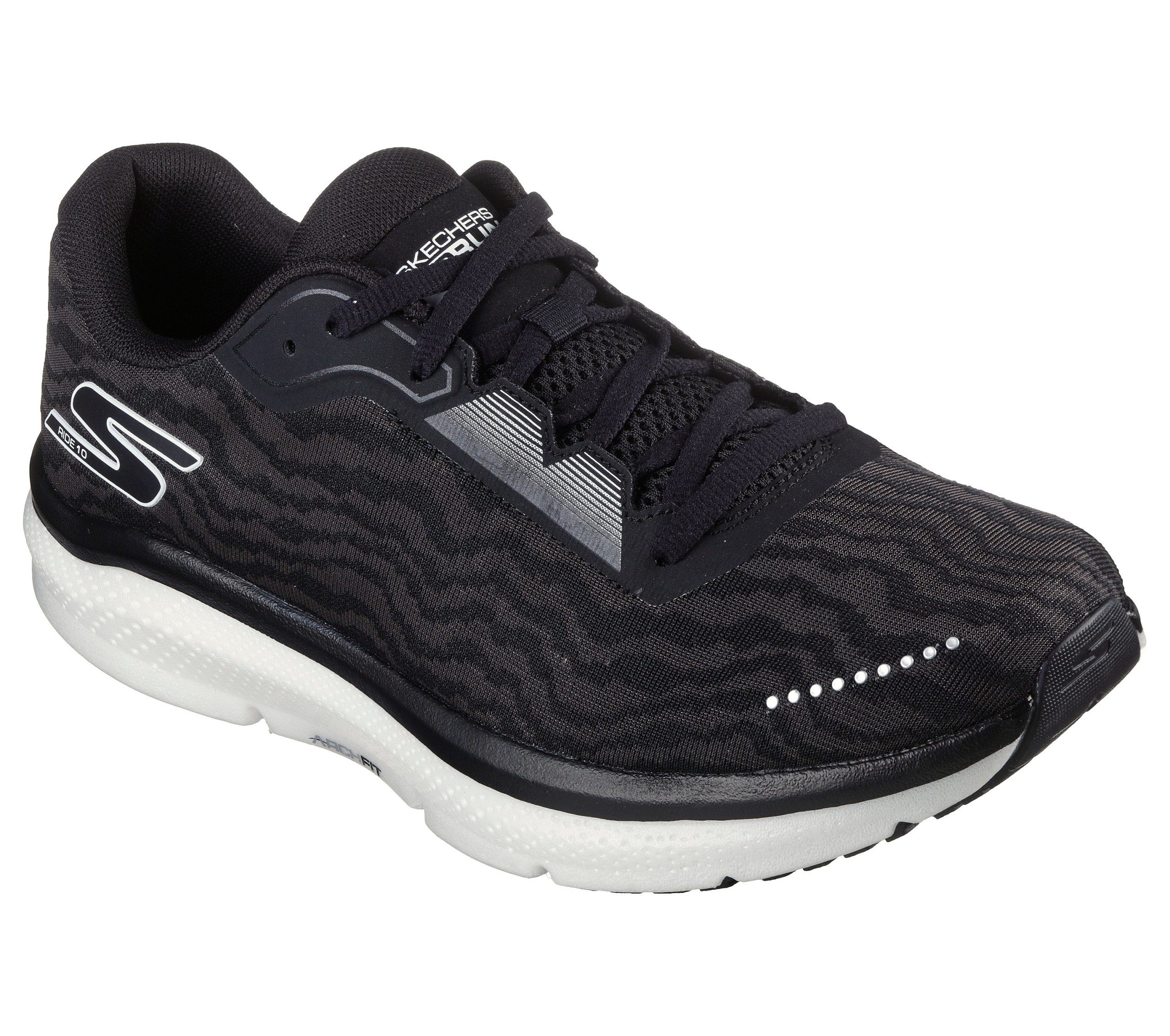 Skechers Skechers GO RUN Ride 10 – Zwart / Wit (246045-BKW)