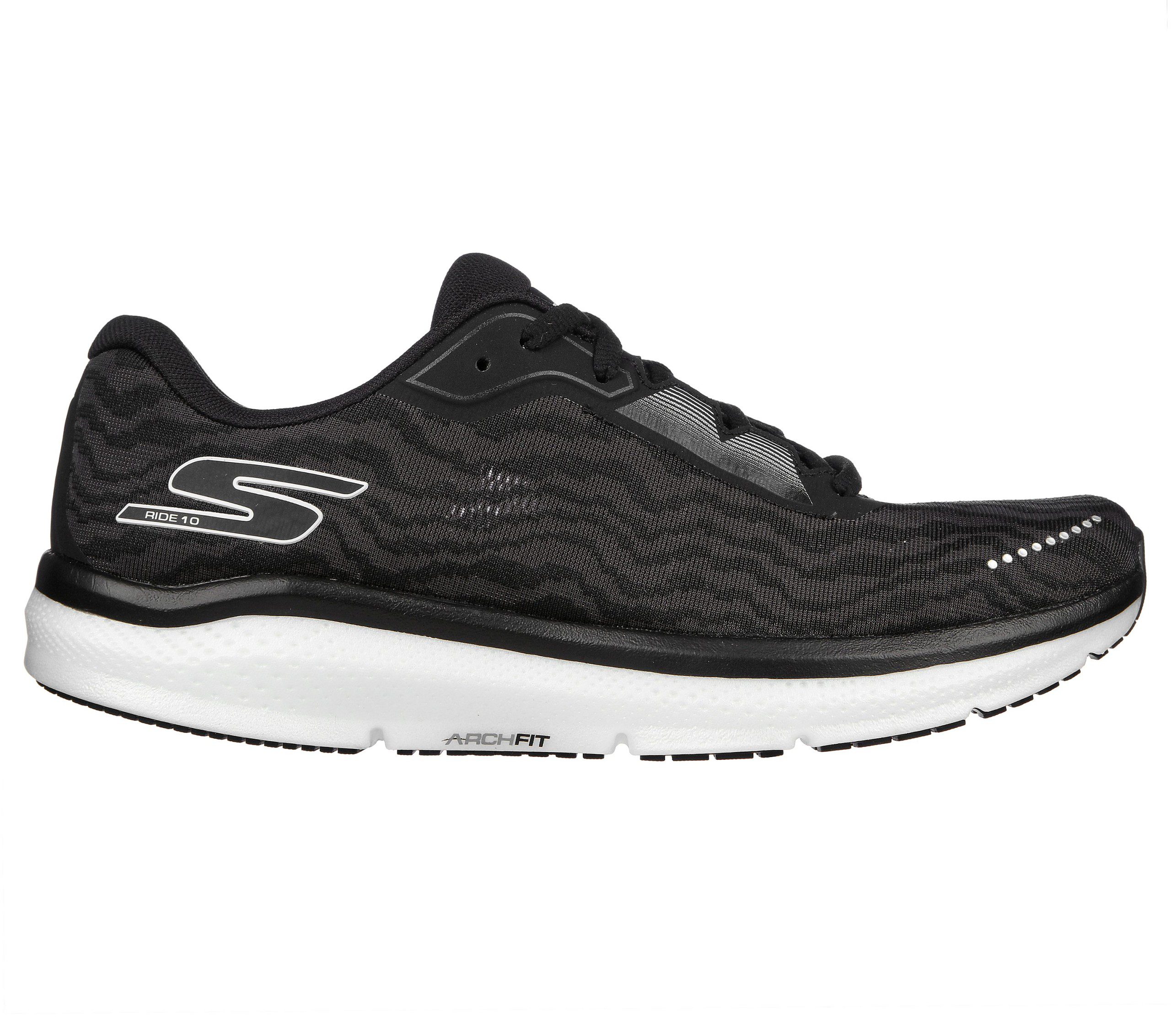 Skechers Skechers GO RUN Ride 10 – Zwart / Wit (246045-BKW)