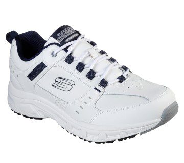 Skechers Relaxed Fit: Oak Canyon – Redwick – Wit / Marine (51896-WNV)