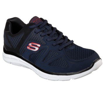 Skechers Satisfaction – Flash Point – Marine / Zwart (58350-NVBK)