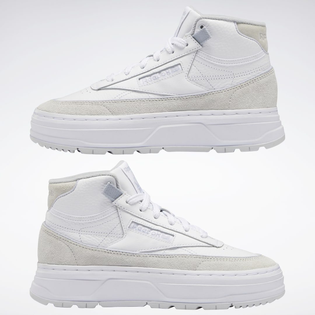 Reebok Club C Geo Mid Schoenen Cloud White / Cold Grey / Cold Grey 2