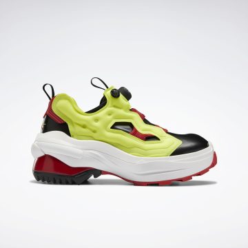Reebok Maison Margiela Tabi Instapump Fury Oxford Schoenen Black / Black / Vector Red