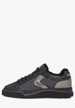 Voile Blanche Lipari Fur Black-charcoal Grey (2017113011A01)