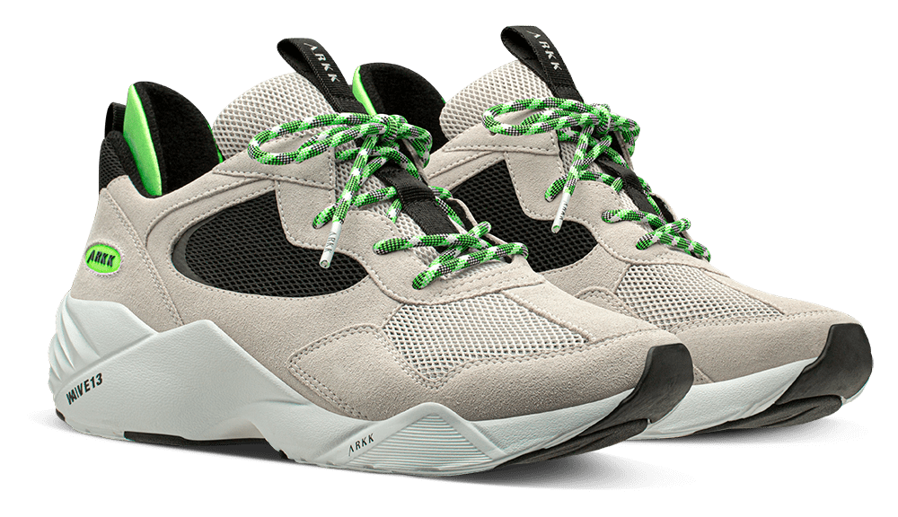 Arkk Kanetyk Suede 2.0 W13 Soft Grey Vivid Green (CR3806-0005-M)