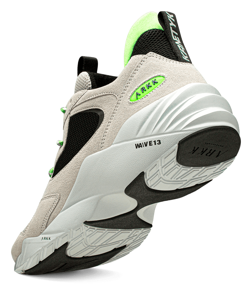 Arkk Kanetyk Suede 2.0 W13 Soft Grey Vivid Green (CR3806-0005-M)
