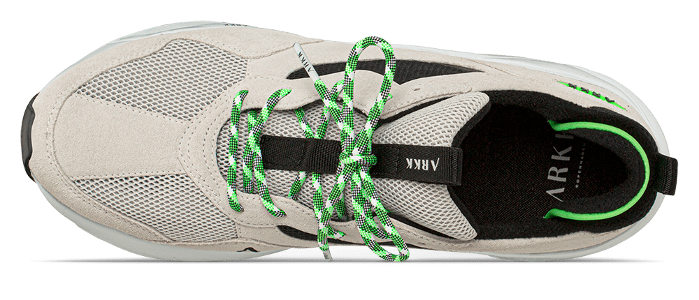 Arkk Kanetyk Suede 2.0 W13 Soft Grey Vivid Green (CR3806-0005-M)