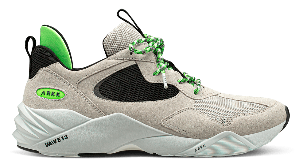 Arkk Kanetyk Suede 2.0 W13 Soft Grey Vivid Green (CR3806-0005-M)