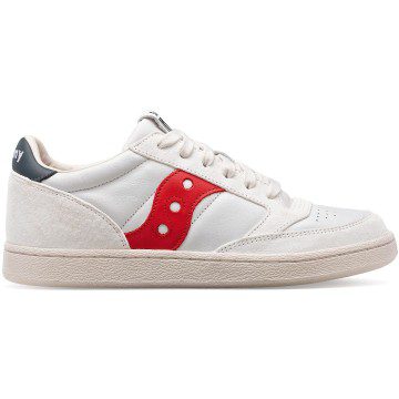 Saucony Jazz Court Premium White / Red (S70671-4)
