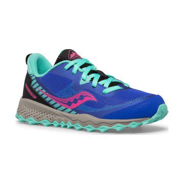 Saucony Peregrine 11 Shield Sneaker Blue / Turquoise (SK165557)