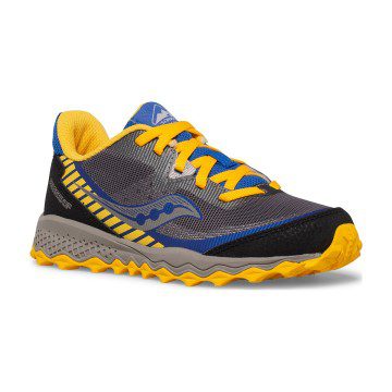 Saucony Peregrine 11 Shield Sneaker Grey / Blue / Gold (SK265795)