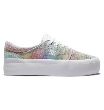 DC Shoes Trase Platform white/rainbow (ADJS300269-TRW)