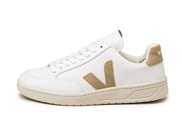 Veja V-12 Leather Extra White / Dune (XD0202896B)