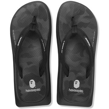 A Bathing Ape Havaianas Tradi Zori Black Camo (001FWH231951XBLK)
