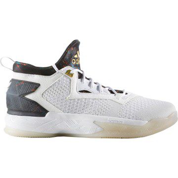 adidas D Lillard 2 White Multi-Color (B49711)