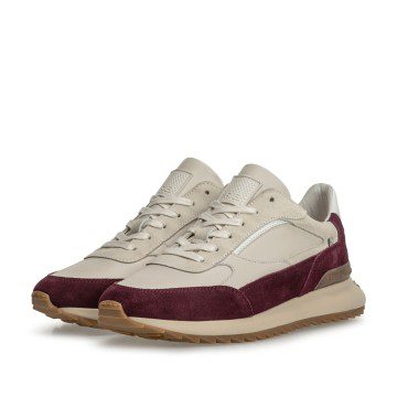 Floris van Bommel Sharki 09.03 Bordeauxrood/Wit (SFW-10074-84-01)