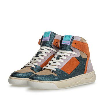 Floris van Bommel Iggi Wedge 01.02 Groen/Oranje (SFW-10077-50-01)
