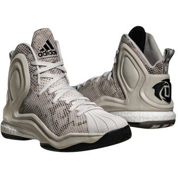 adidas D Rose 5 Boost White Tan Snakeskin (C77249)