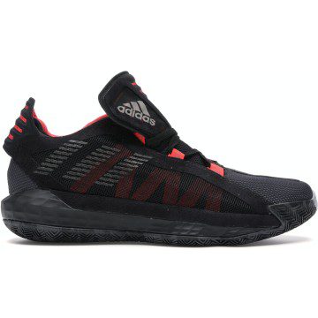 adidas Dame 6 Black Red (EF9866/EF9875)