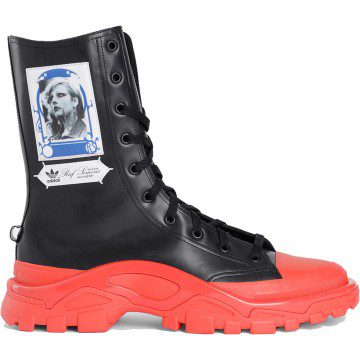 adidas Detroit High Raf Simons Black Red (EE7940)