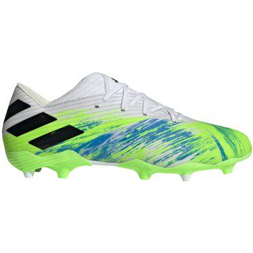 adidas Nemeziz 19.2 FG White Black Signal Green (EG7220)