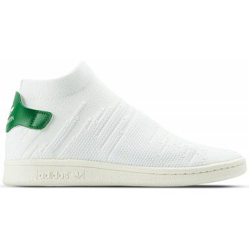 adidas Stan Smith Sock White Green (W) (BY9252)