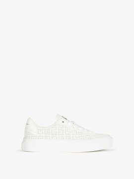 Givenchy Sneakers in 4G perforated leather (BE0027E19X-100)