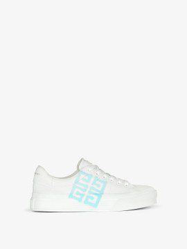 Givenchy Sneakers City sport in leather with tag effect 4G print (BE0027E1JU-148)