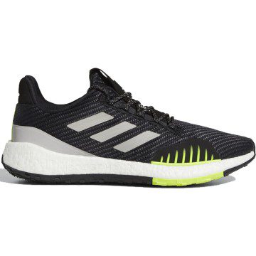 adidas Pulseboost HD Winter Black Grey Solar Yellow (FU7322)