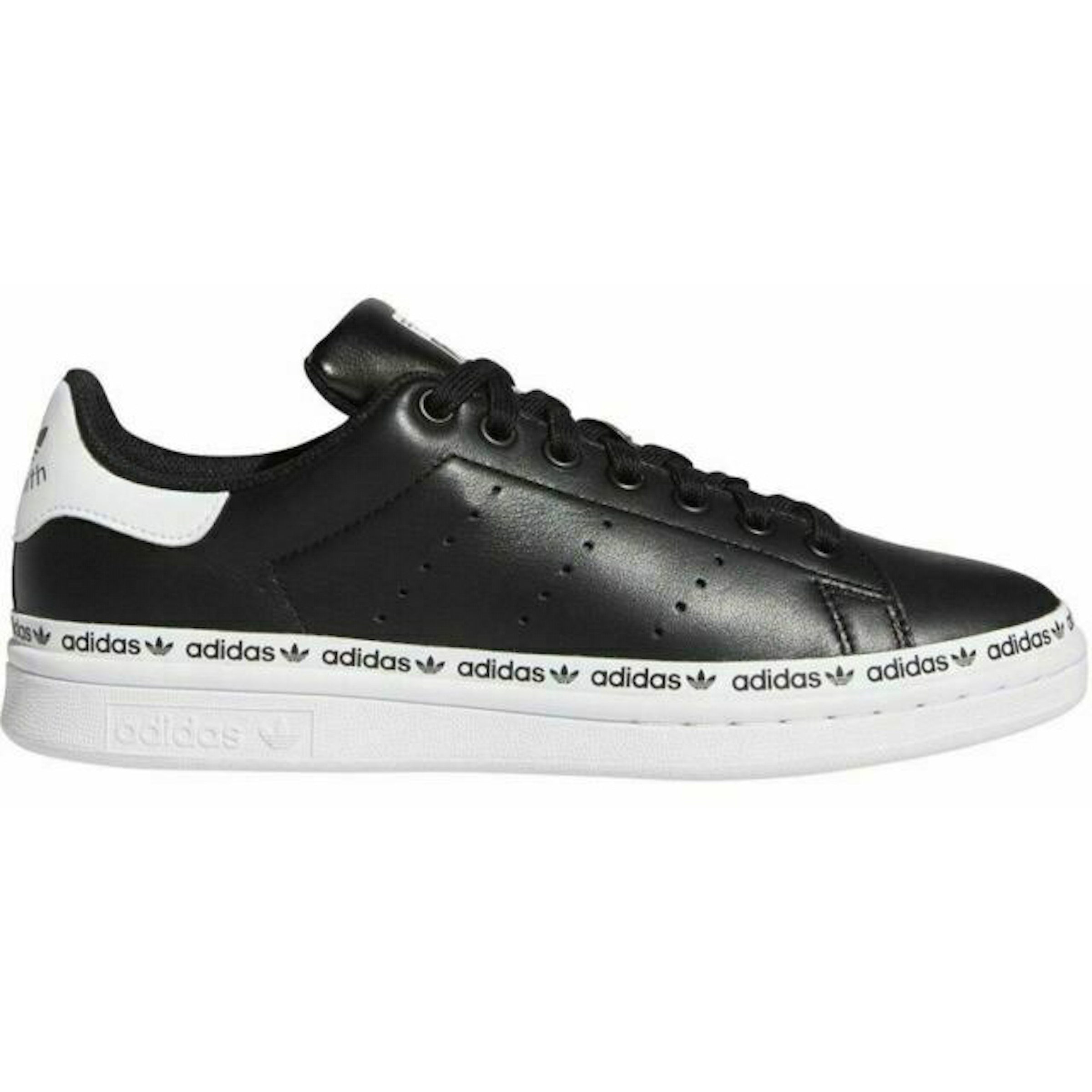 adidas Stan Smith Logo Taping Black White (W) (FV7305)